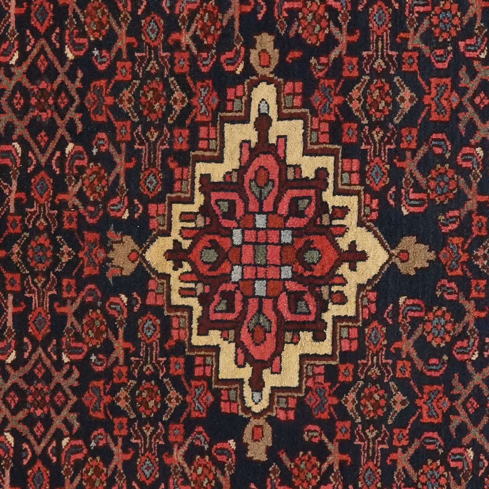 Indjelass — Hand-knotted, 140x210 cm, Blue, 100% Virgin Wool | View 4