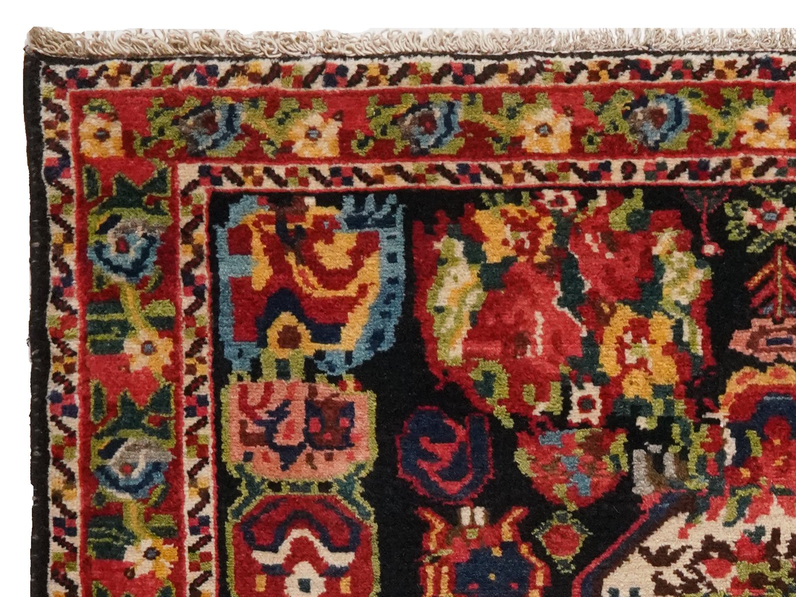 Bakhtiar — Hand-knotted, 145x198 cm, Blue, 100% Virgin Wool | View 3