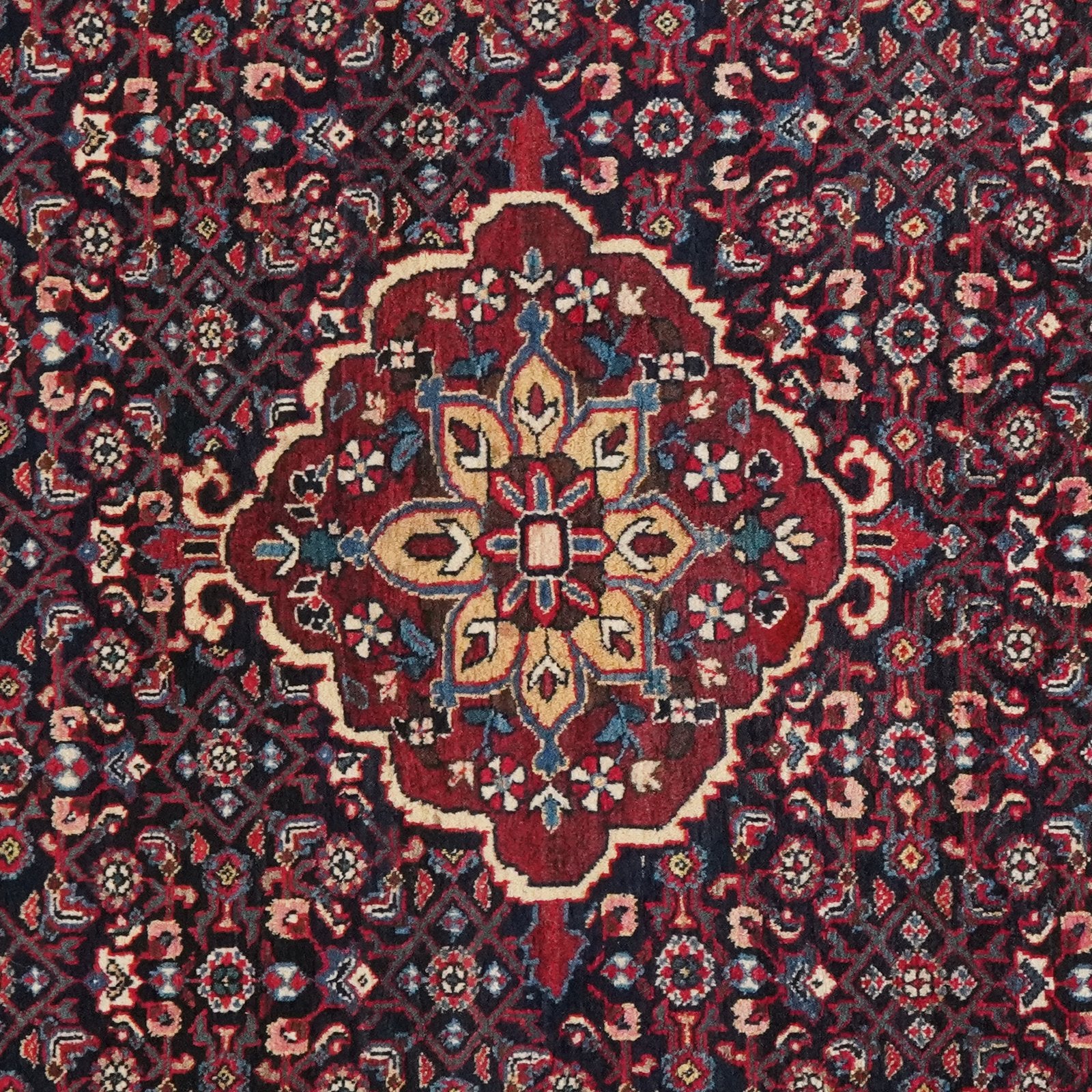 Indjelass — Hand-knotted, 142x191 cm, Blue, 100% Virgin Wool | View 6