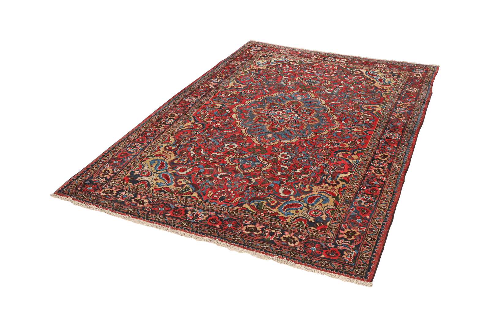 Bourtchalou — Hand-knotted, 144x206 cm, Red, 100% Virgin Wool | View 5