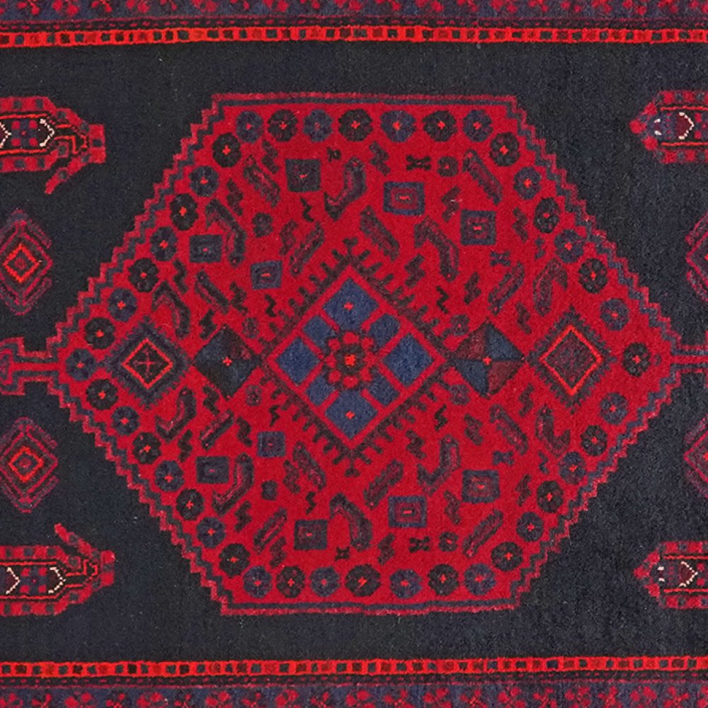 Kolyai — Hand-knotted, 136x260 cm, Blue, 100% Virgin Wool | View 4