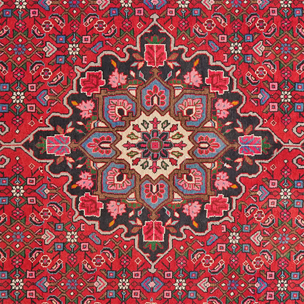 Bidjar — Handgefertigt, 254x155 cm, Rot, 100% Virgin Wool | View 5