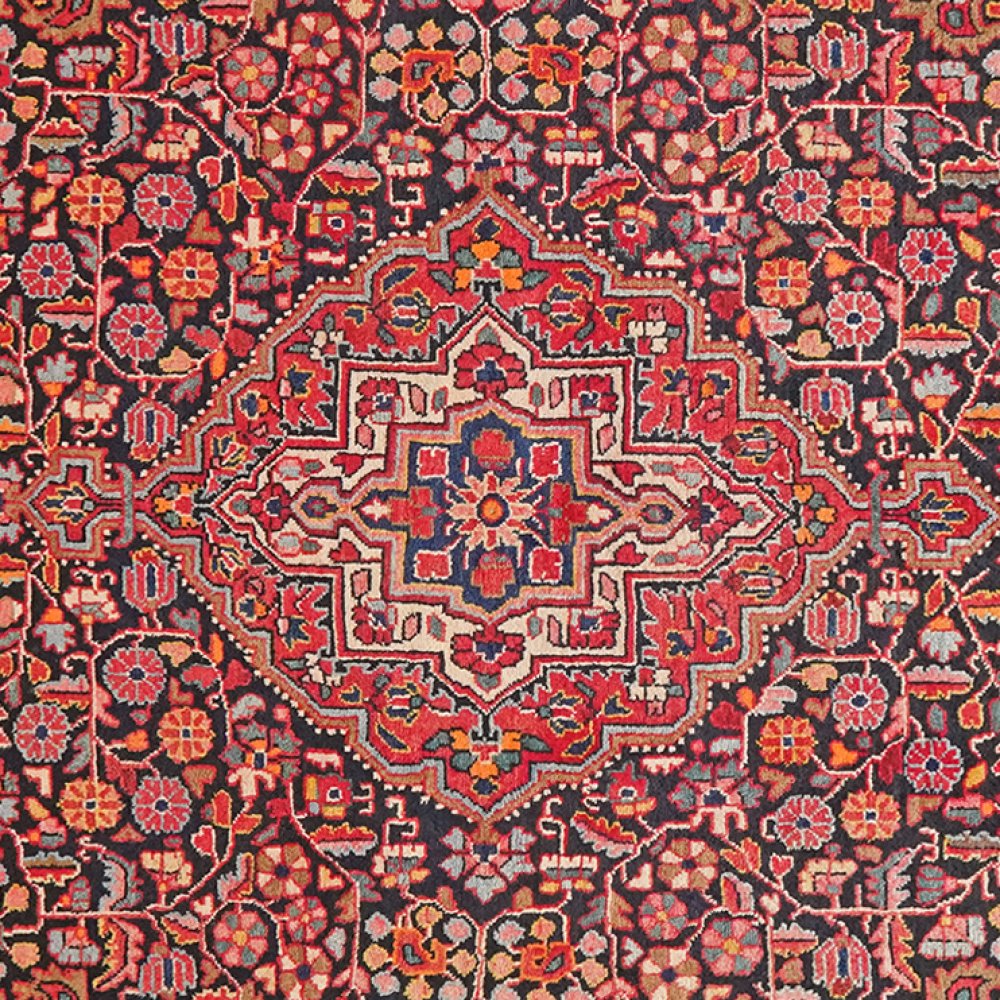 Malayer — Hand-knotted, 127x205 cm, Red, 100% Virgin Wool | View 4