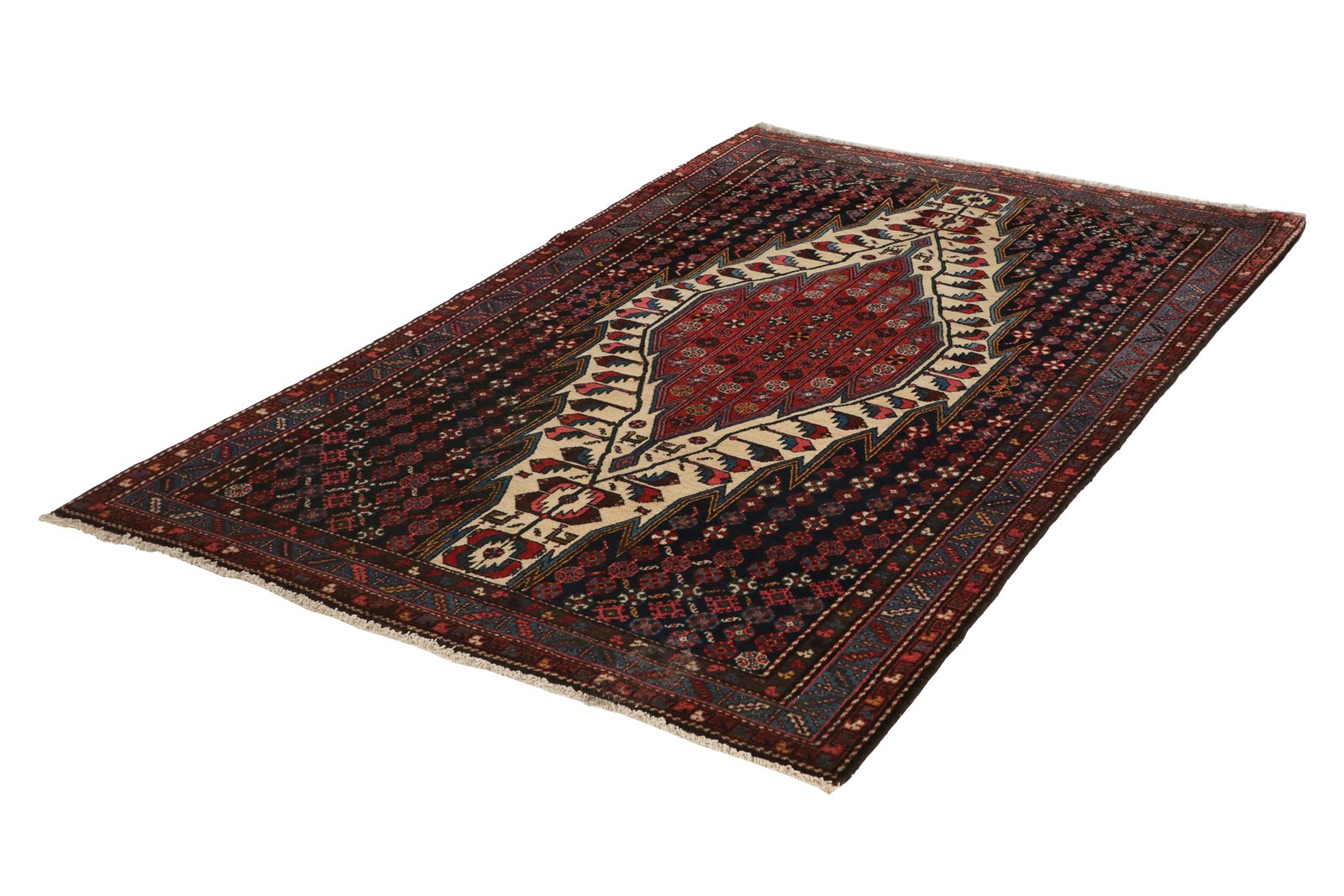 Kardal — Hand-knotted, 132x200 cm, Blue, 100% Virgin Wool | View 6