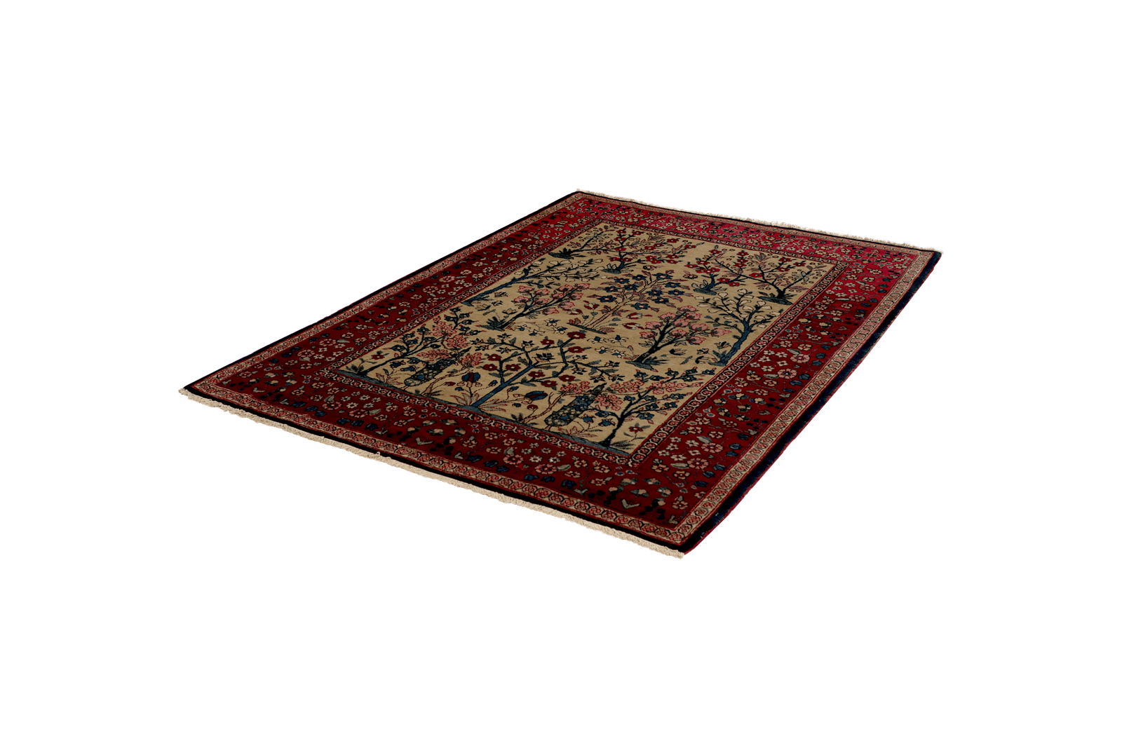 Tabriz Antique — Hand-knotted, 143x190 cm, Beige, 100% Virgin Wool | View 5