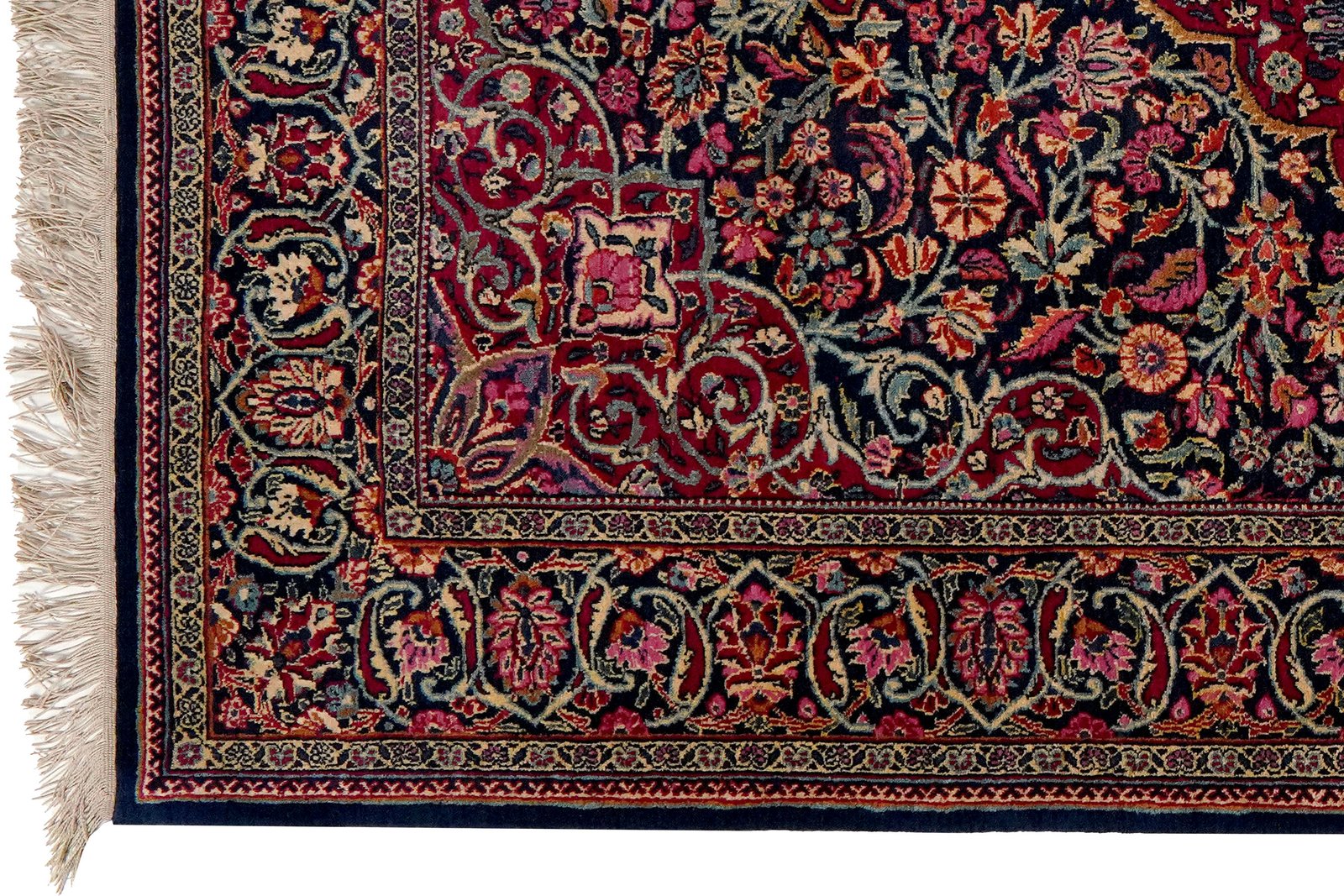 Kashan — Hand-knotted, 134x200 cm, Beige, 100% Virgin Wool | View 3