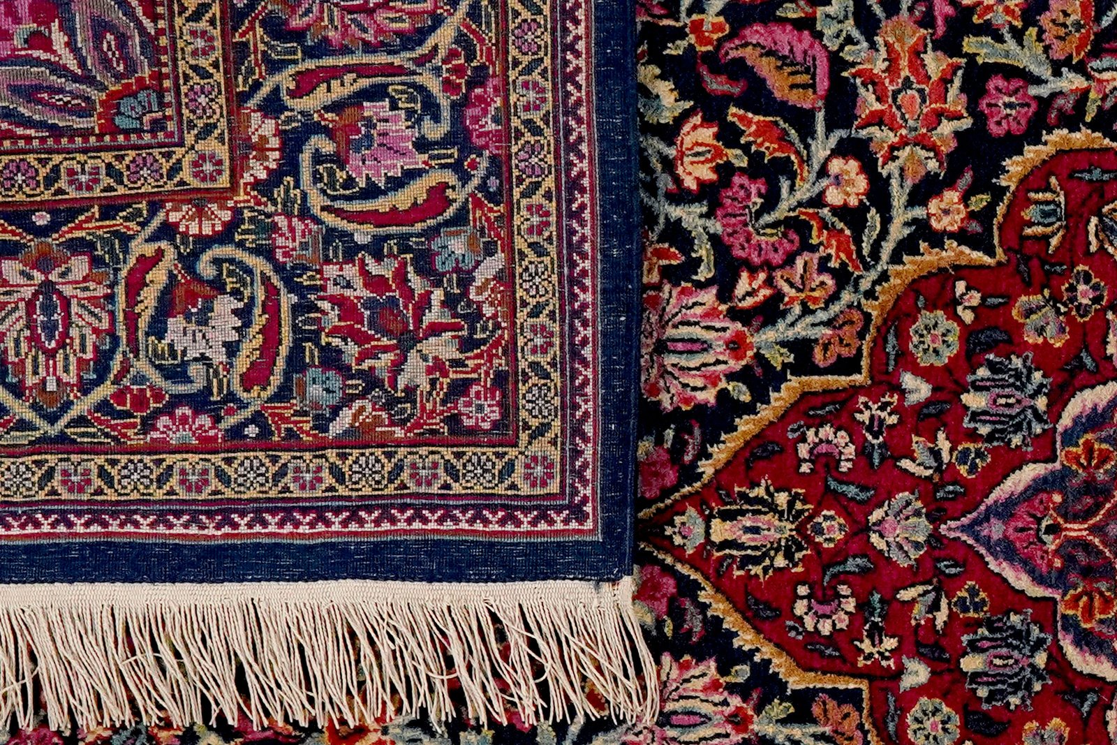 Kashan — Hand-knotted, 134x200 cm, Beige, 100% Virgin Wool | View 6