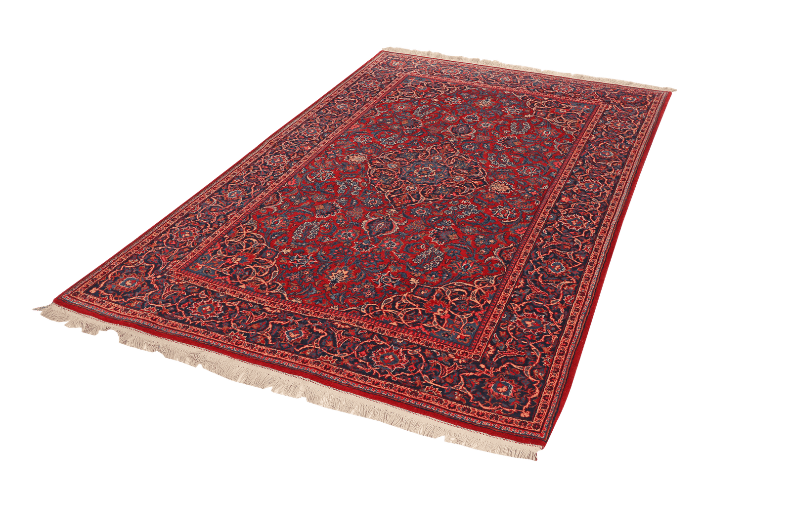 Ghazvin — Hand-knotted, 137x200 cm, Red, 100% Virgin Wool | View 5