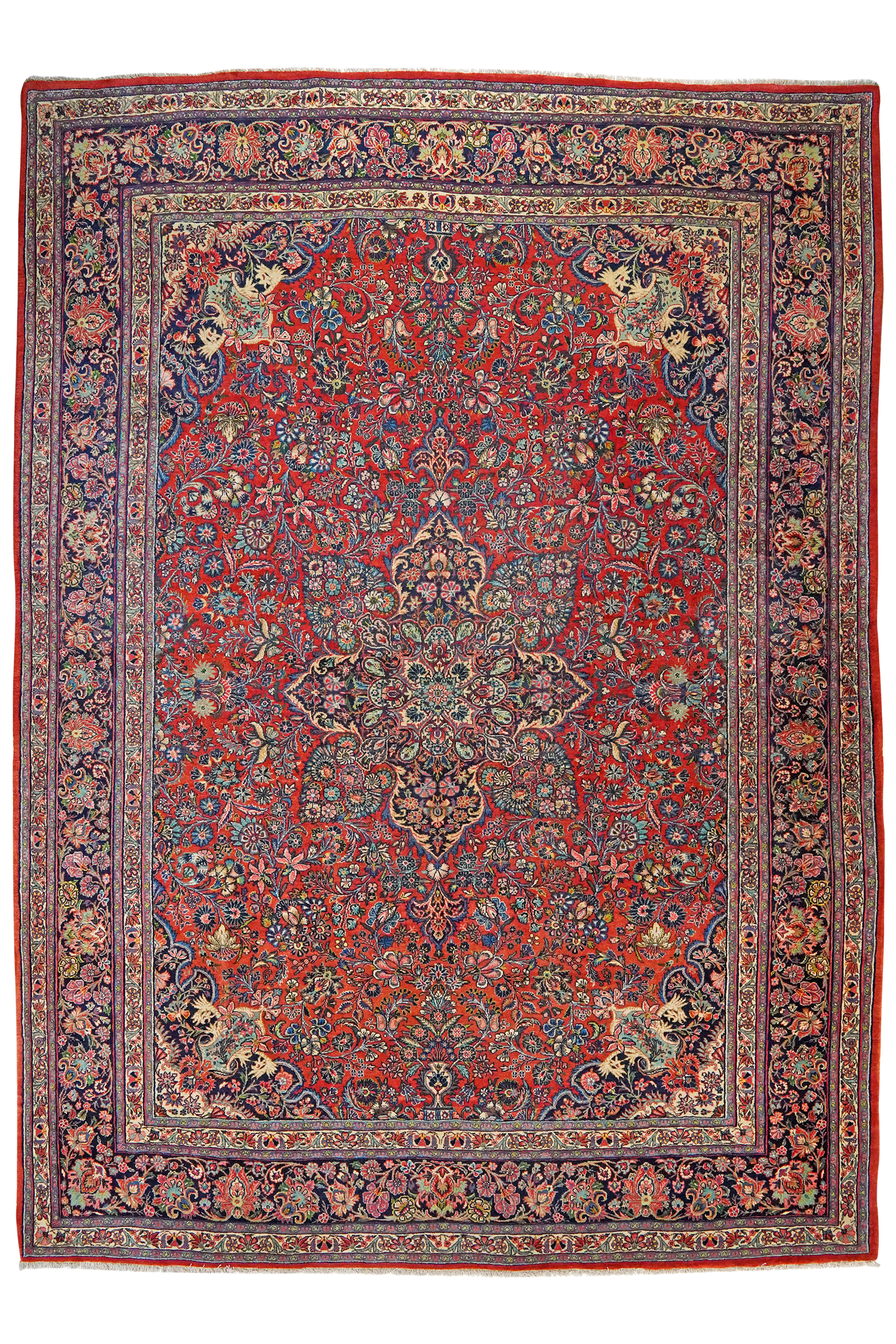 Ekbatan — Hand-knotted, 270x364 cm, Red, 100% Virgin Wool | Main view