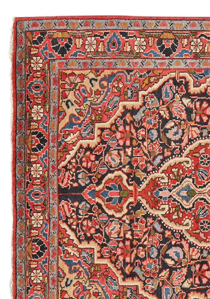 Djozan — Hand-knotted, 105x155 cm, Multicolor, 100% Virgin Wool | View 3
