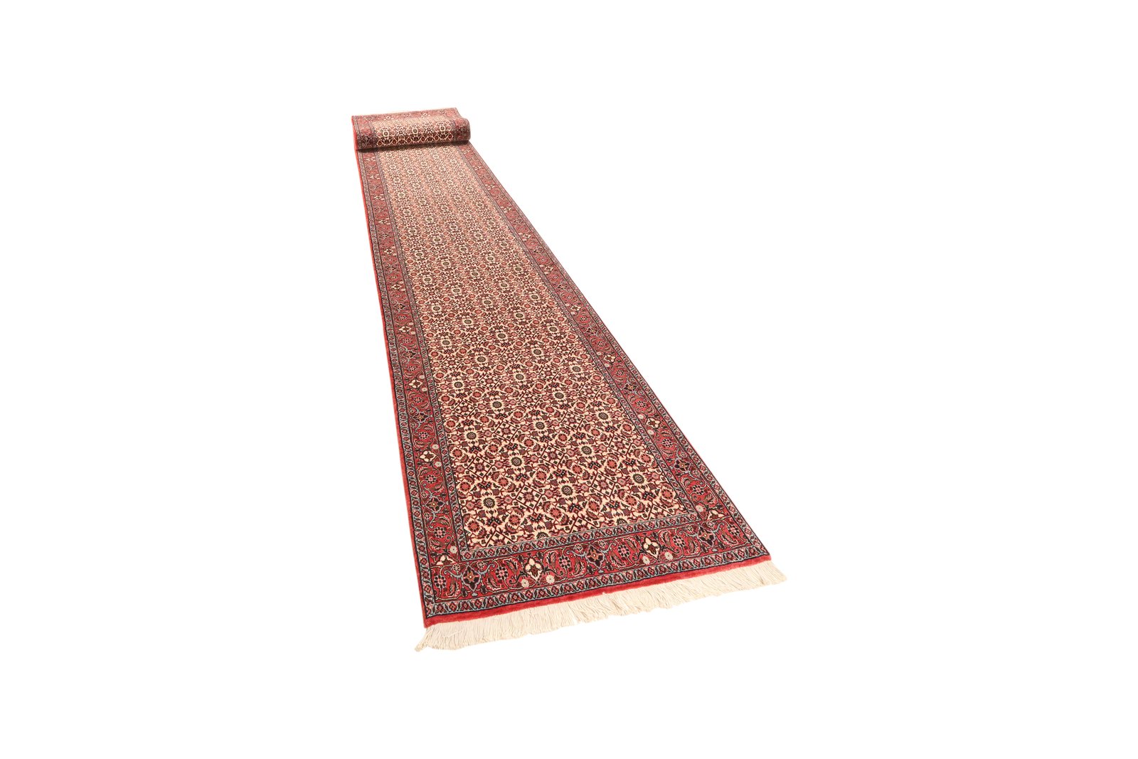 Bidjar — Hand-knotted, 82x484 cm, Beige, 100% Virgin Wool | View 5