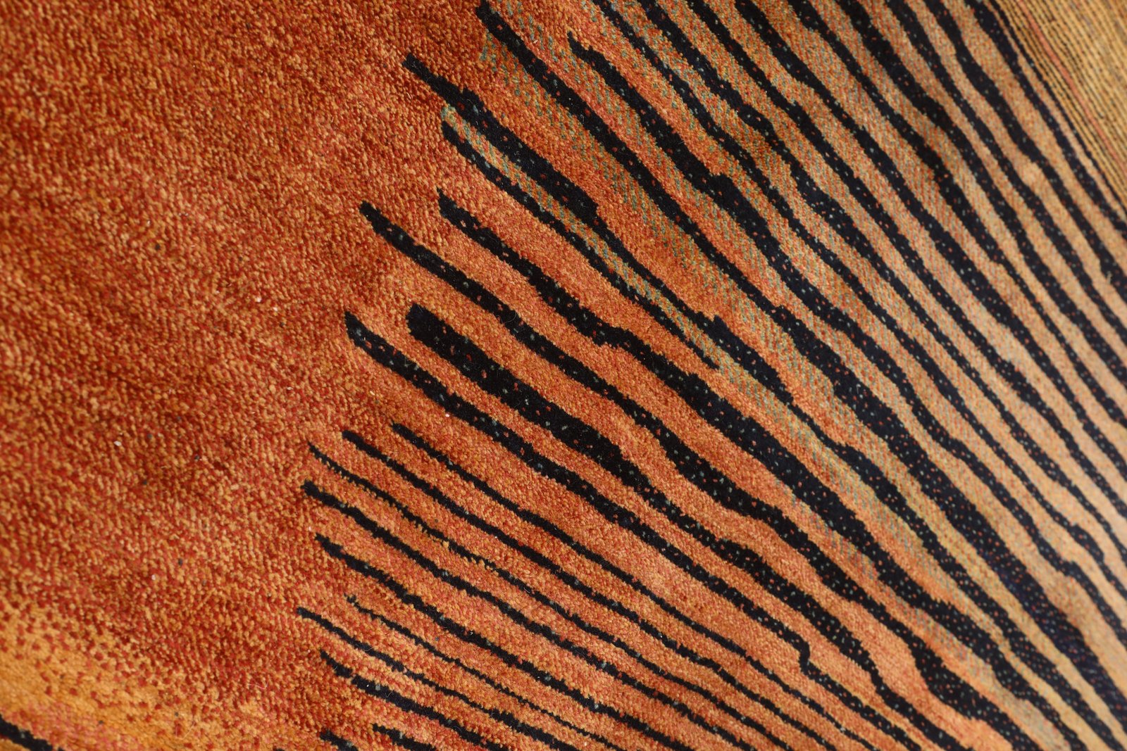 Rizbaf — Hand-knotted, 416x583 cm, Orange, 100% Virgin Wool | View 7