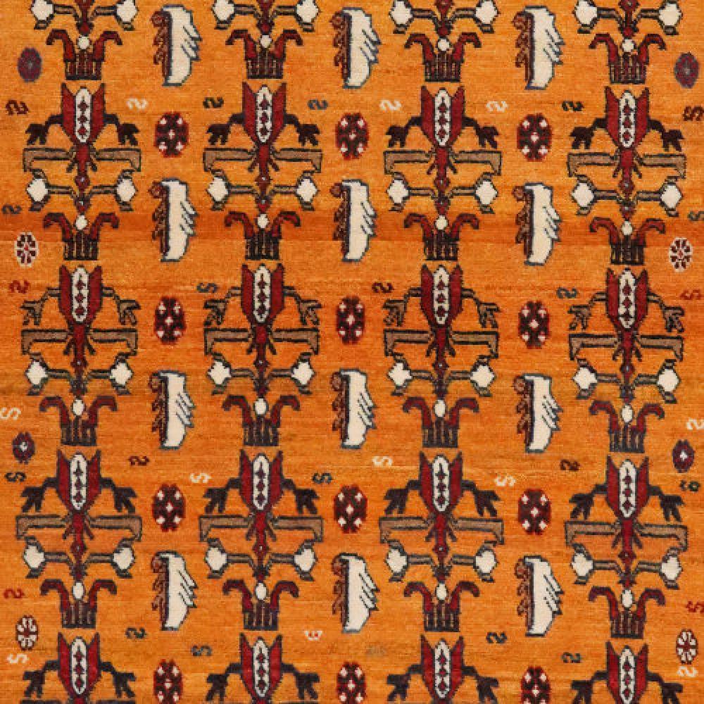 Rizbaf — Hand-knotted, 102x152 cm, Yellow, 100% Virgin Wool | View 4