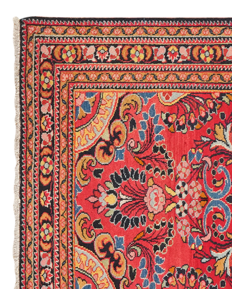 Lilian — Handgefertigt, 152x110 cm, Blau, 100% Virgin Wool | View 4