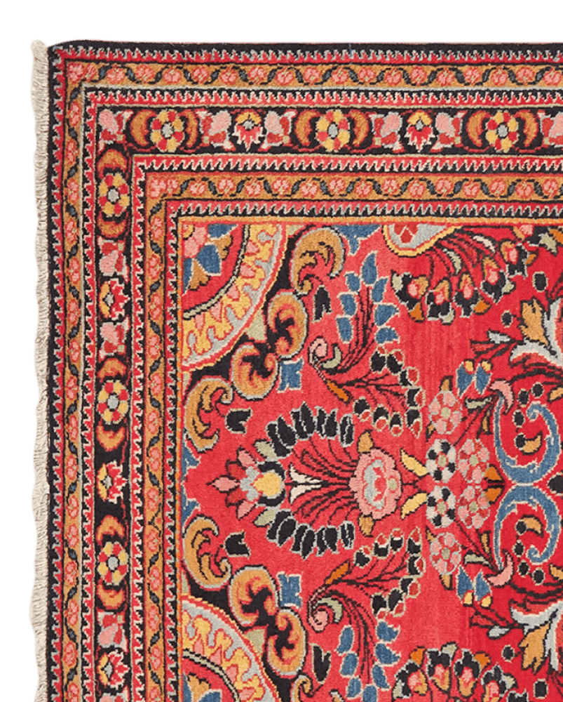 Lilian — Hand-knotted, 110x152 cm, Red, 100% Virgin Wool | View 3