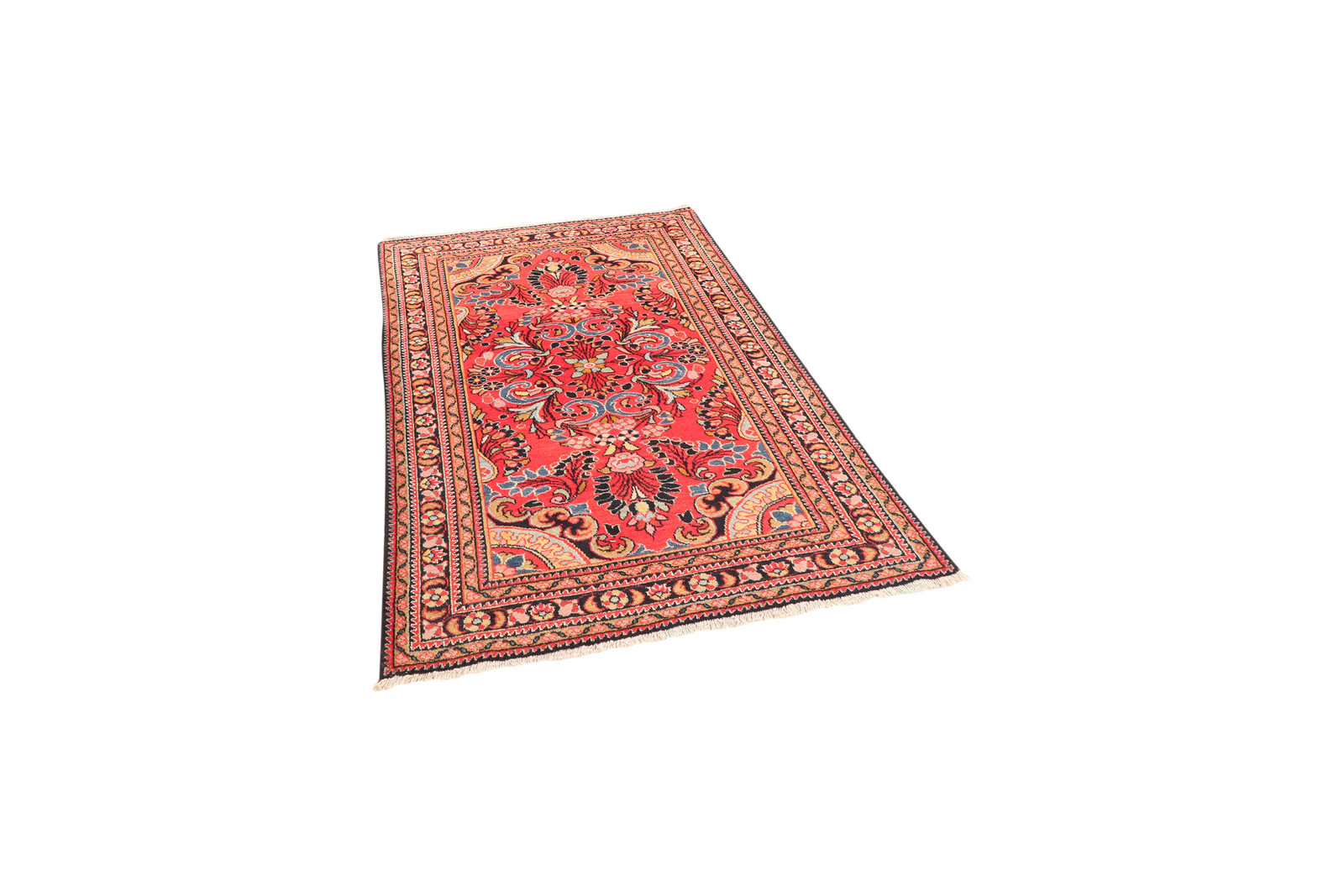 Lilian — Handgefertigt, 152x110 cm, Blau, 100% Virgin Wool | View 6