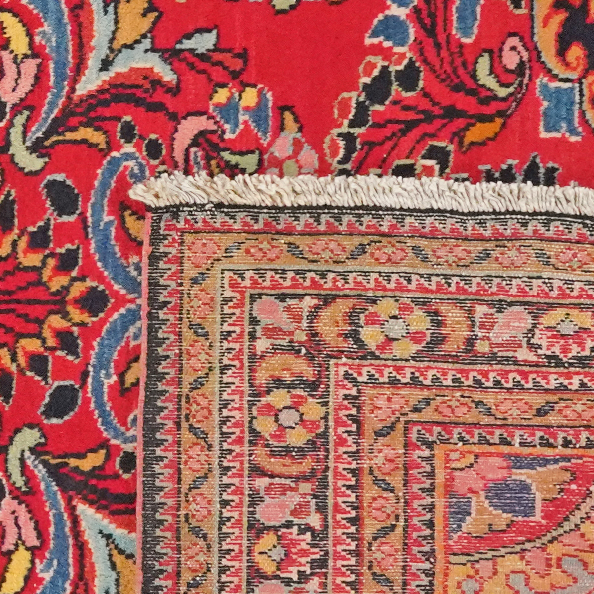 Lilian — Handgefertigt, 152x110 cm, Blau, 100% Virgin Wool | View 7