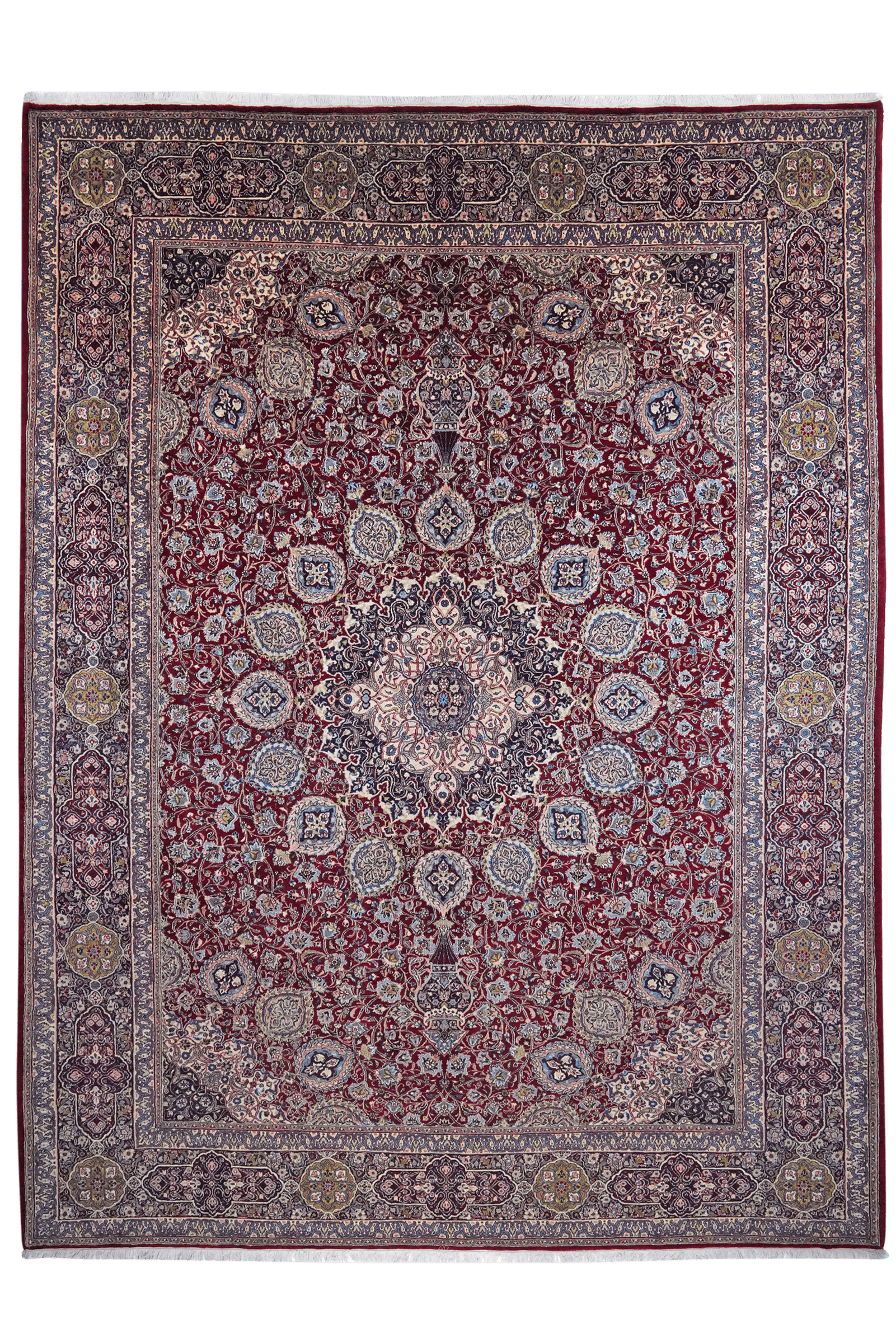 Ekbatan — Hand-knotted, 290x385 cm, Red, 100% Virgin Wool | Main view