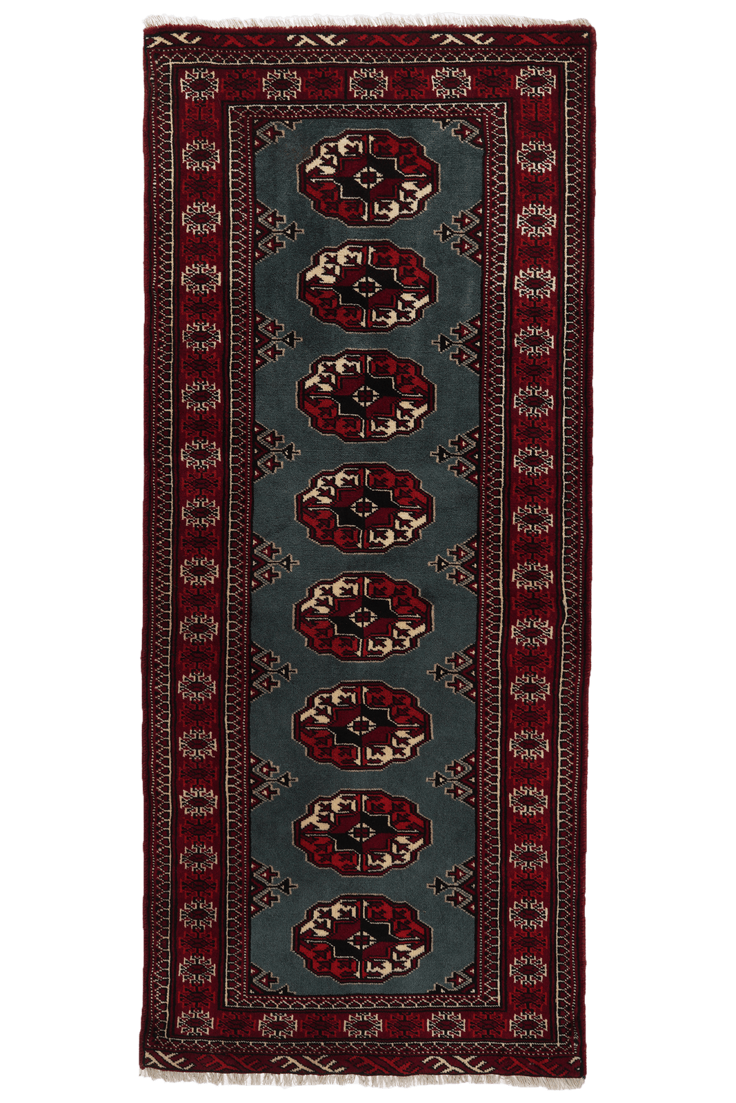 Nasrabad — Hand-knotted, 100x149 cm, Red, 100% Virgin Wool | Main view