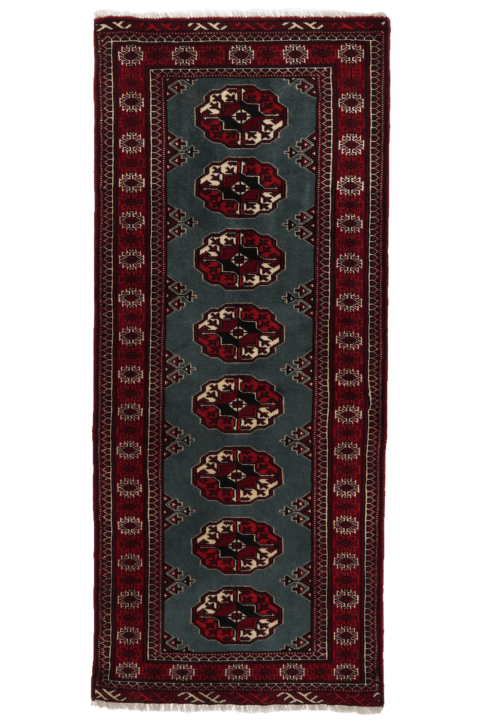 Nasrabad — Hand-knotted, 100x149 cm, Red, 100% Virgin Wool | Main view
