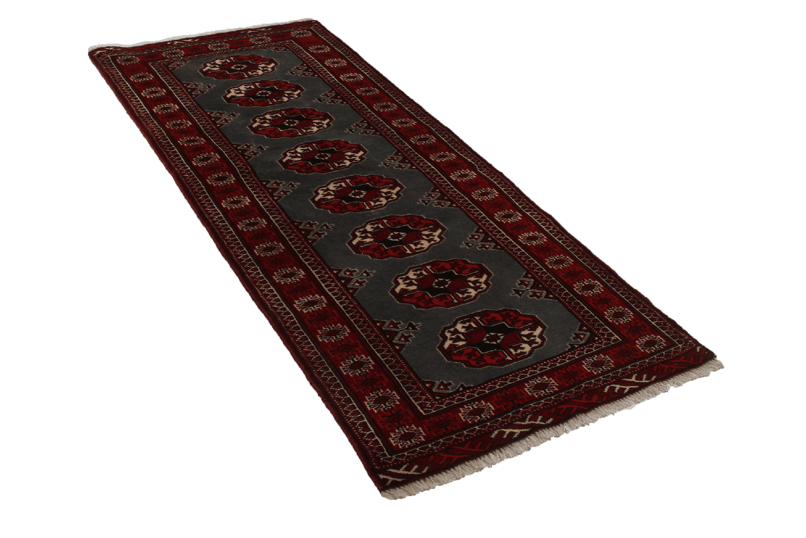 Nasrabad — Hand-knotted, 100x149 cm, Red, 100% Virgin Wool | View 4