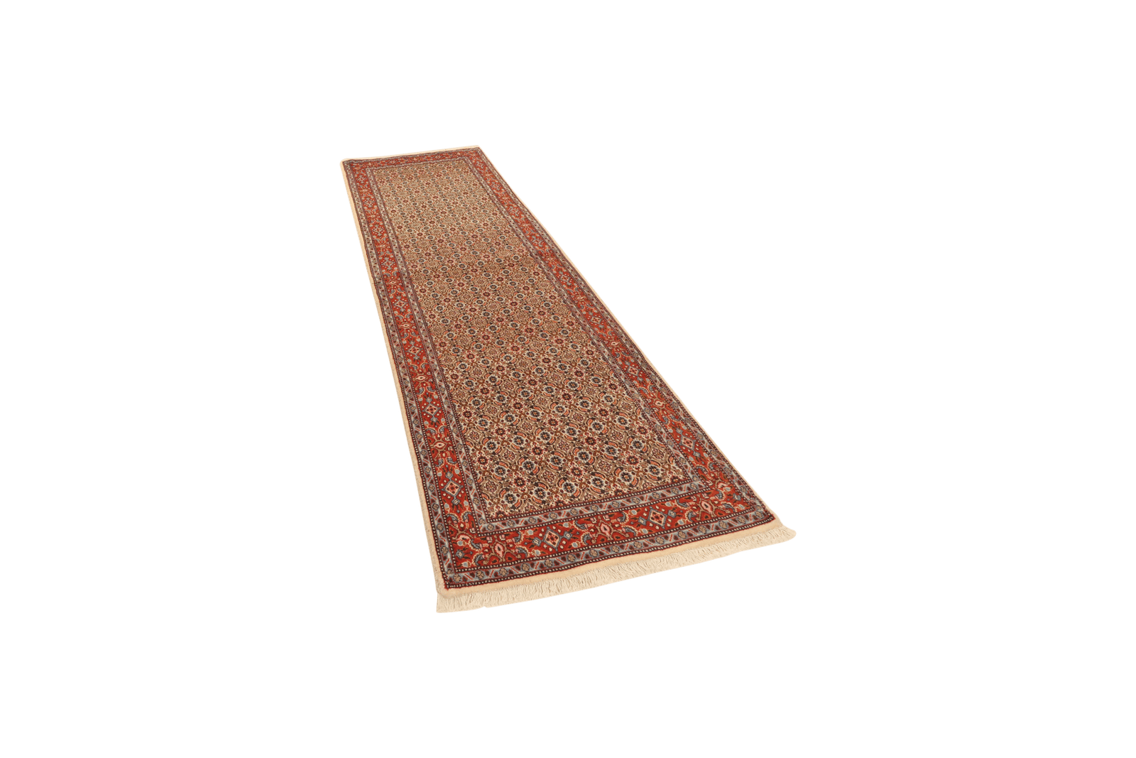 Moud Mahi — Hand-knotted, 77x250 cm, Brown, 100% Virgin Wool | View 5