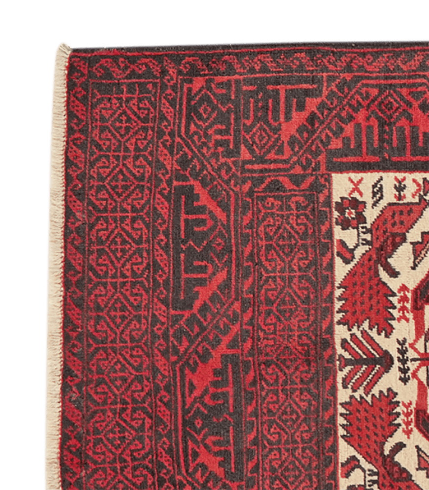 Heritage — Hand-knotted, 86x148 cm, Beige, 100% Virgin Wool | View 3