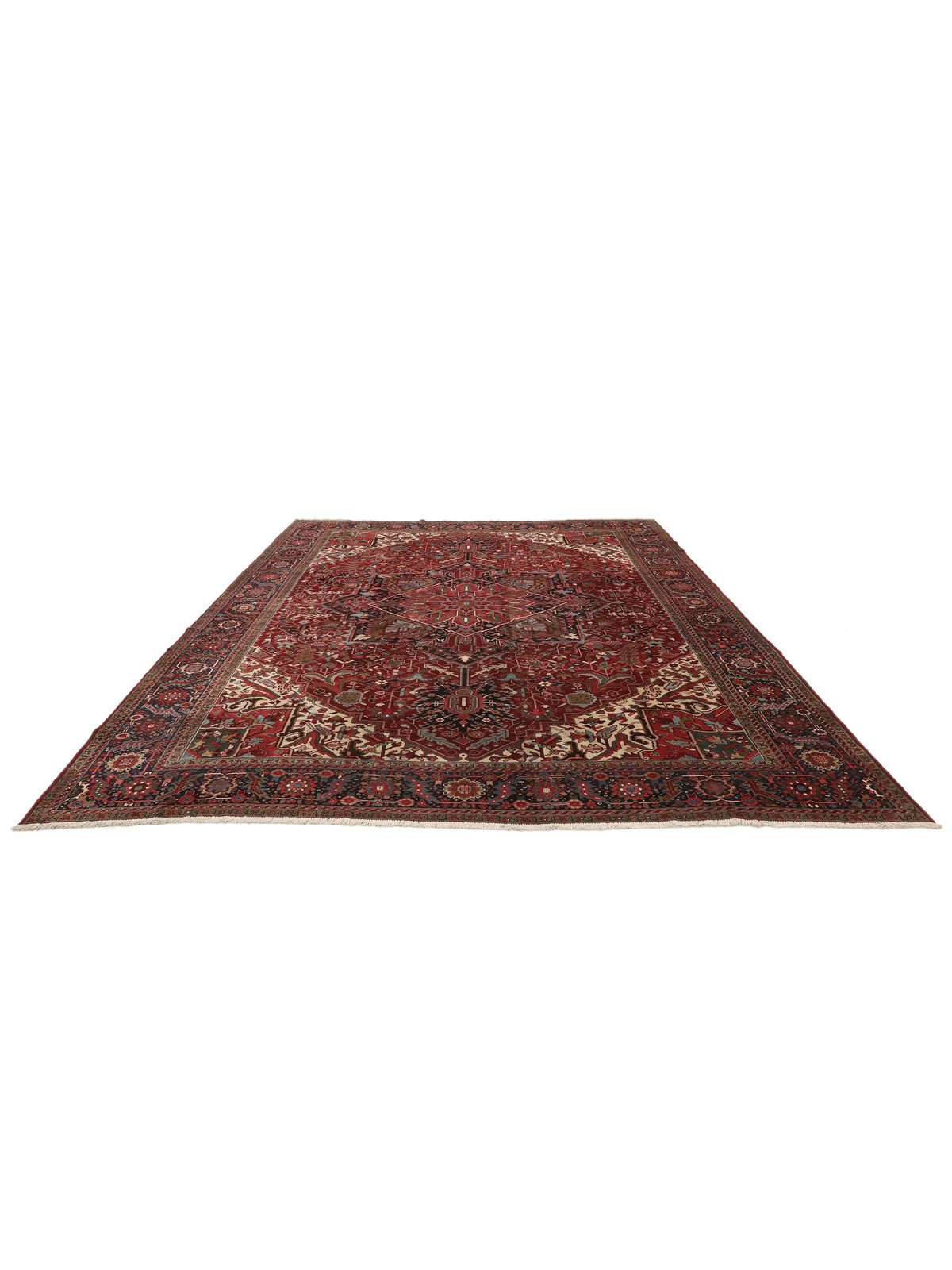 Heriz — Hand-knotted, 358x438 cm, 100% Virgin Wool | View 4