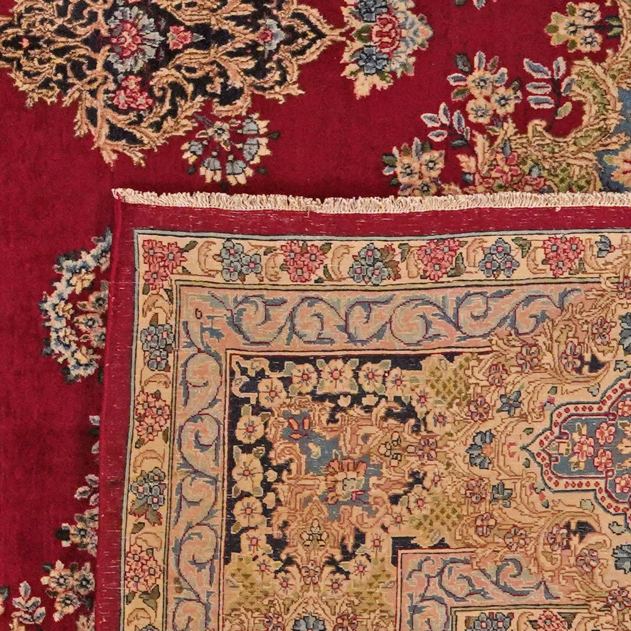 Ravar — Hand-knotted, 296x414 cm, Red, 100% Virgin Wool | View 6