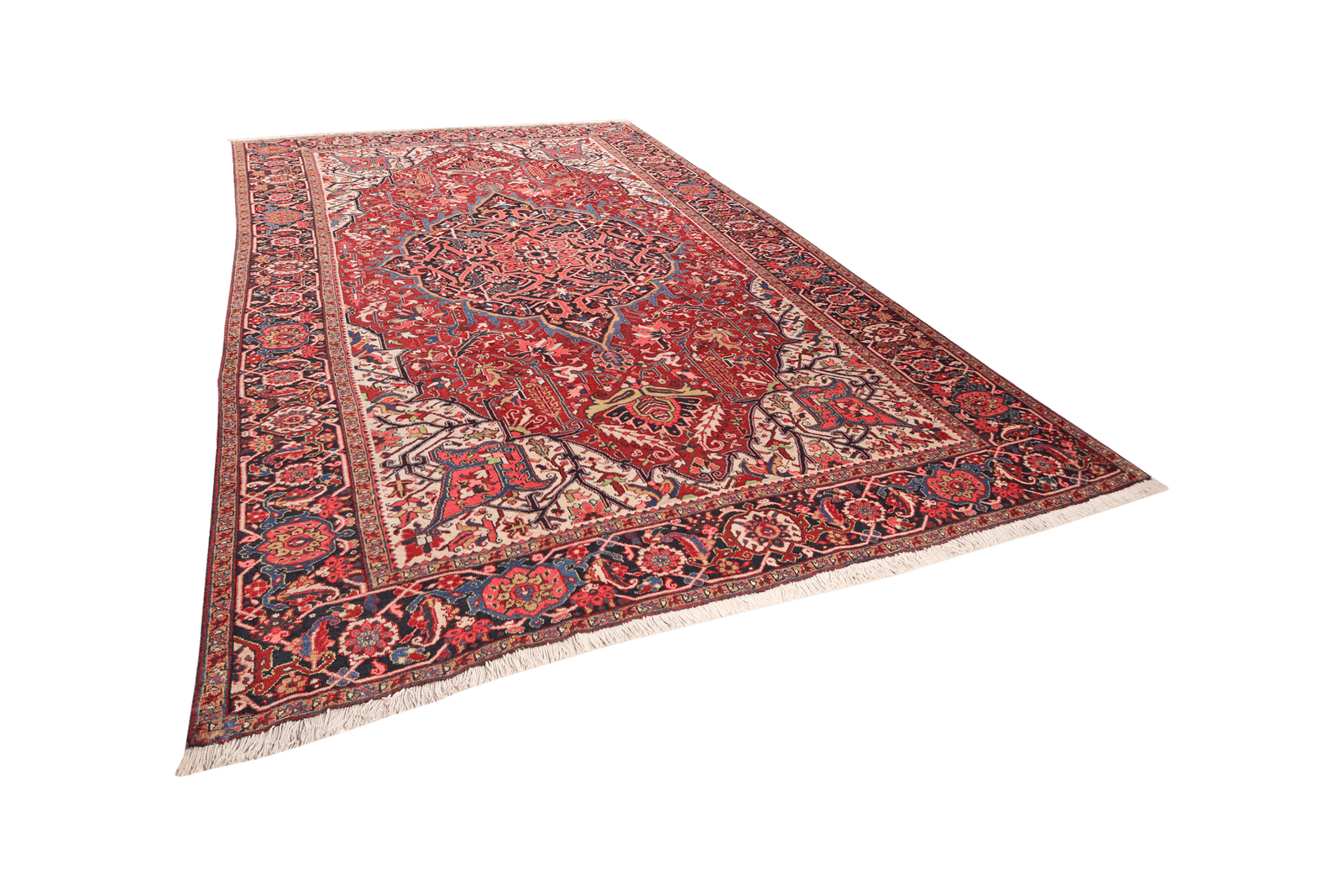 Heriz — Hand-knotted, 293x385 cm, Red, 100% Virgin Wool | View 5