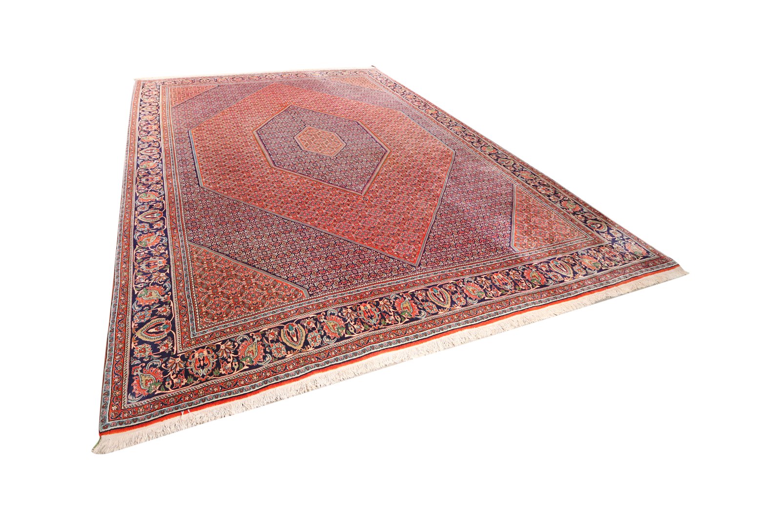 Bidjar — Hand-knotted, 309x400 cm, Red, 100% Virgin Wool | View 5