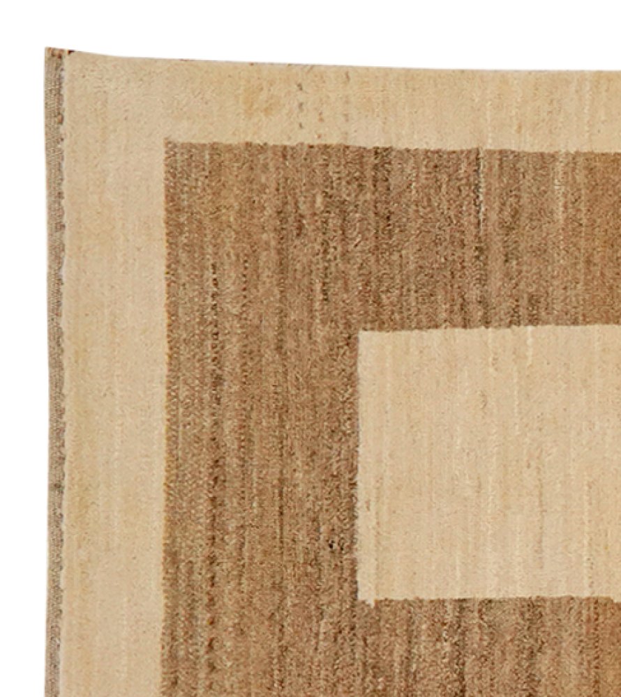 Gabbeh — Hand-knotted, 83x260 cm, Beige, 100% Virgin Wool | View 3