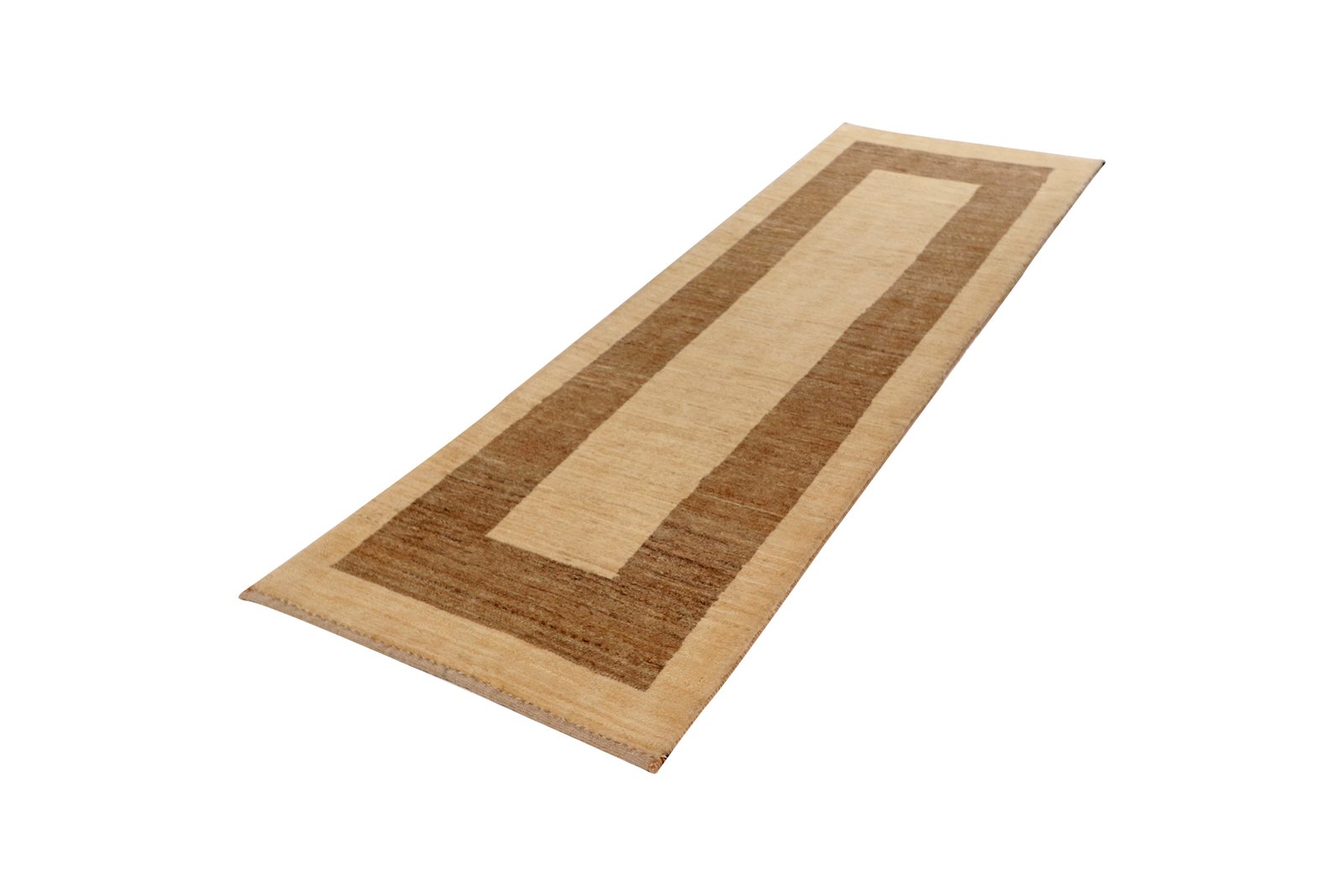 Gabbeh — Hand-knotted, 83x260 cm, Beige, 100% Virgin Wool | View 5