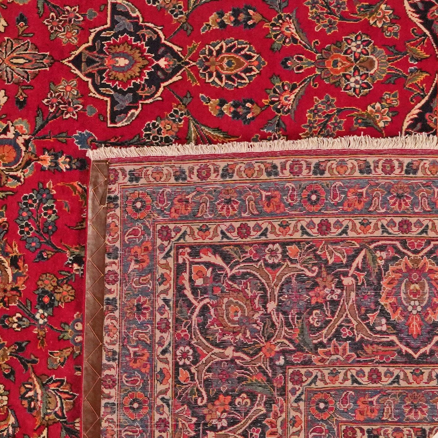 Kashan — Hand-knotted, 289x442 cm, Red, 100% Virgin Wool | View 6