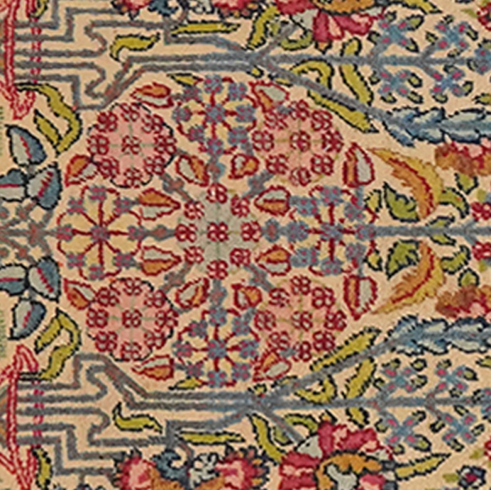 Ravar — Hand-knotted, 60x85 cm, Beige, 100% Virgin Wool | View 4