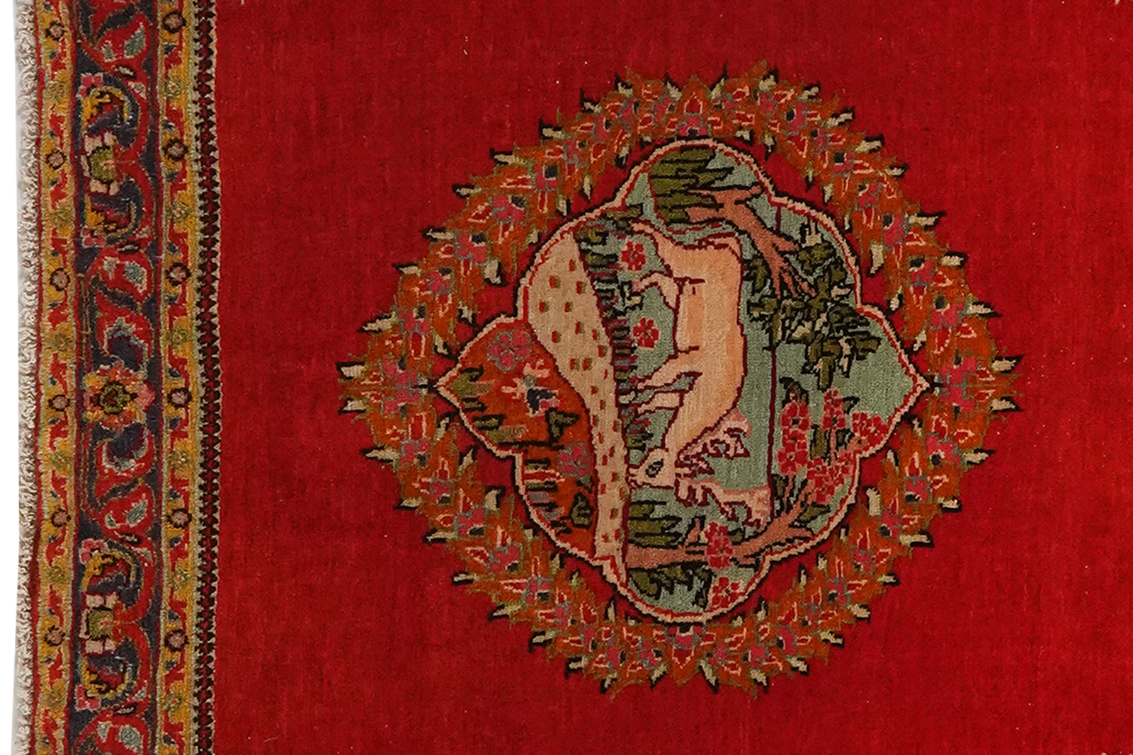 Bidjar — Handgefertigt, 86x70 cm, Blau, 100% Virgin Wool | View 4