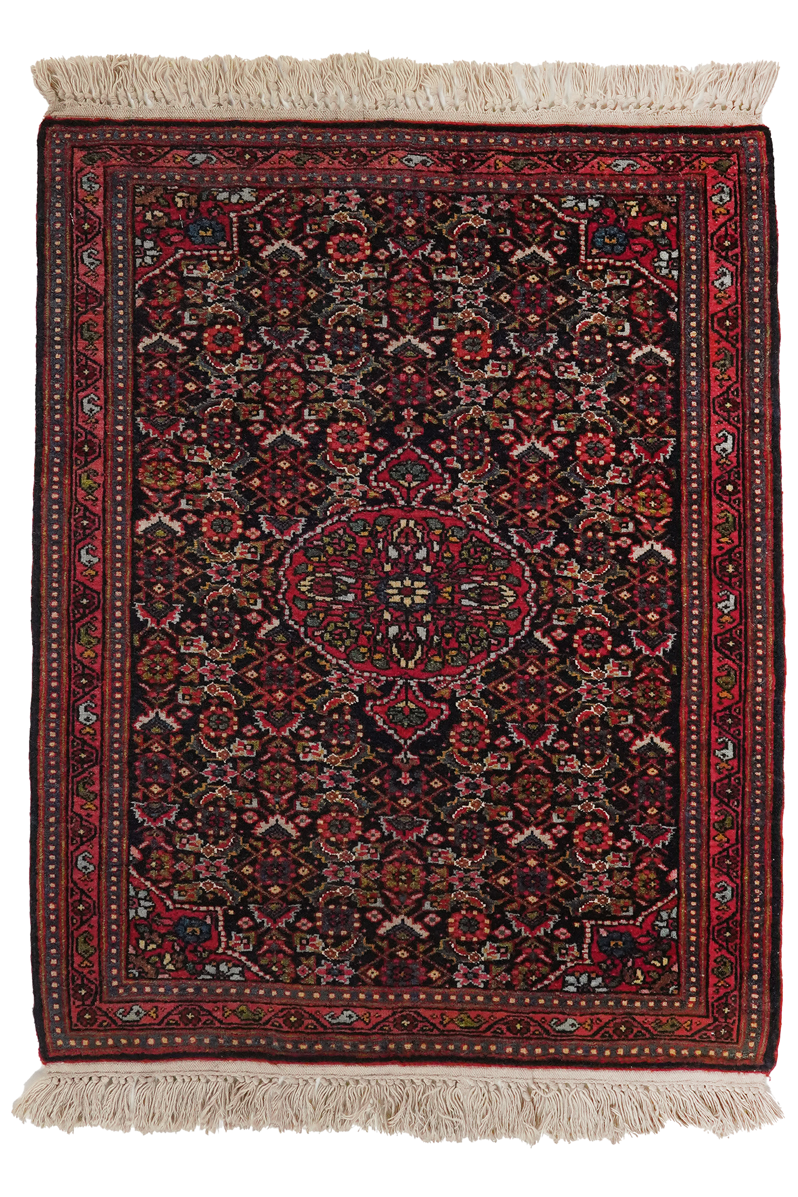 Bidjar — Handgefertigt, 83x68 cm, Rot, 100% Virgin Wool | Main view