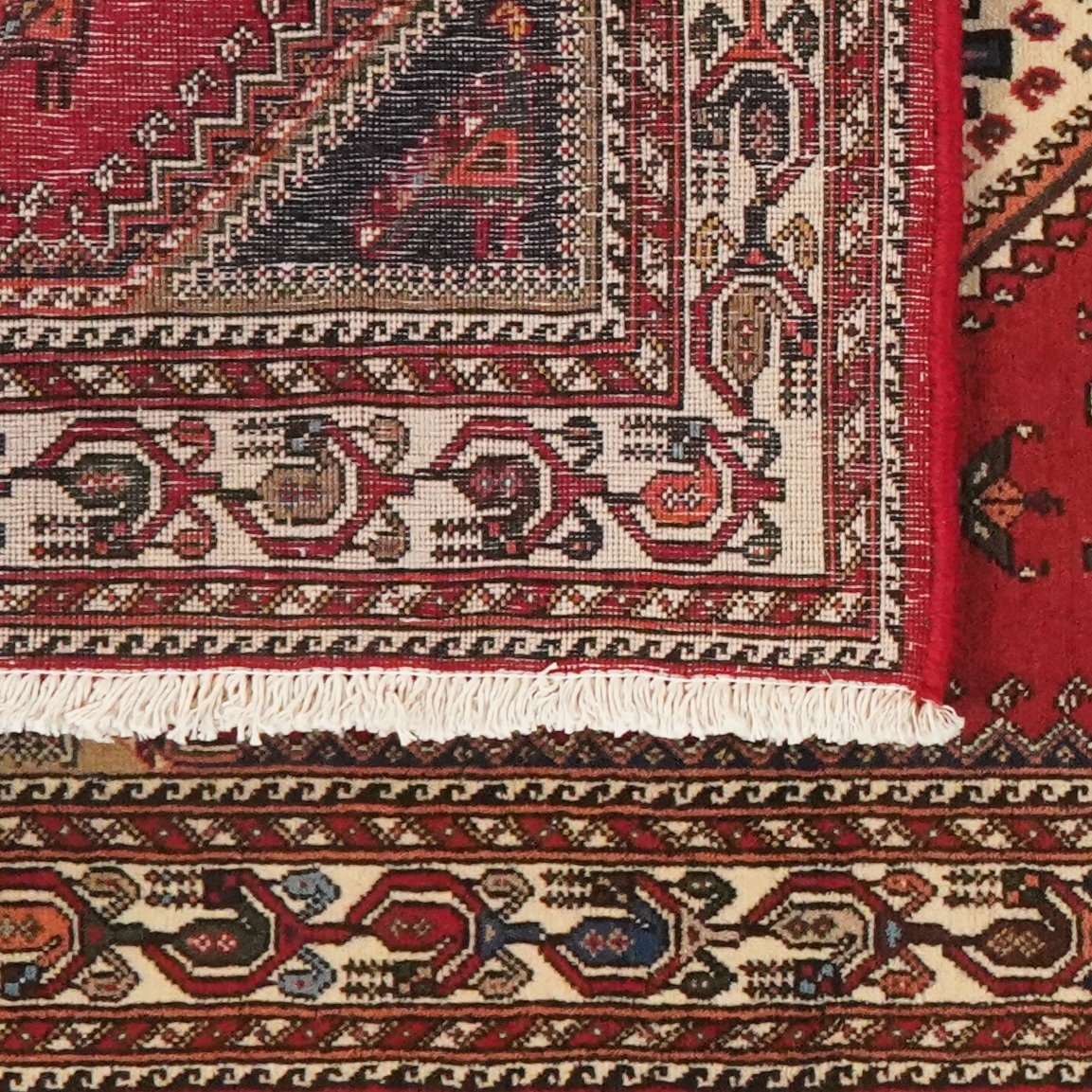 Nasrabad — Hand-knotted, 82x198 cm, Red, 100% Virgin Wool | View 6