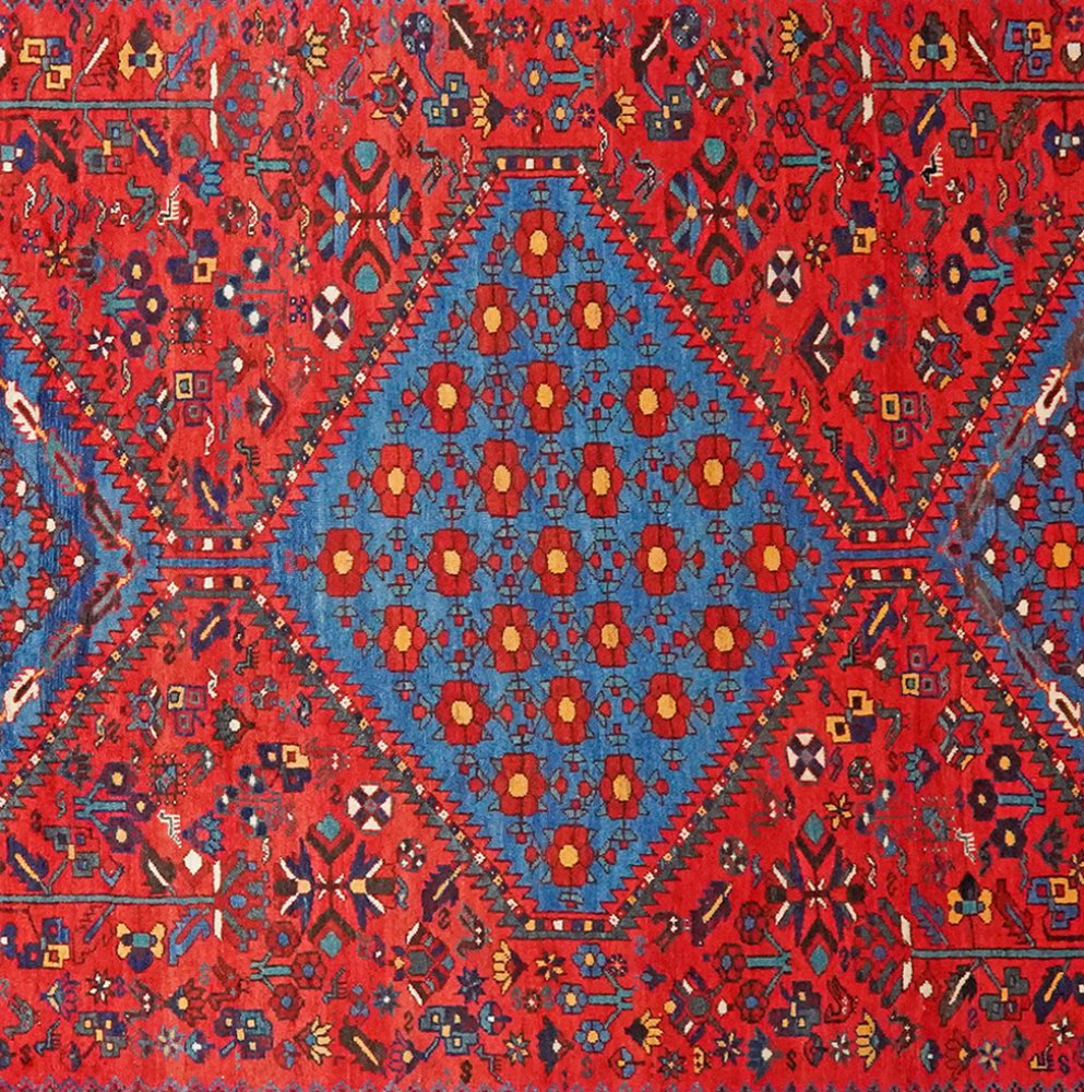 Boynat — Hand-knotted, 234x360 cm, Red, 100% Virgin Wool | View 4