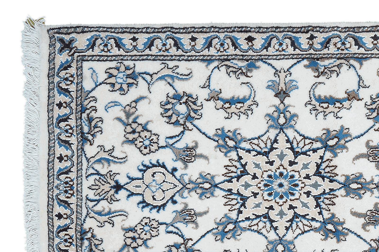 Abadeh — Handgefertigt, 102x65 cm, Beige, 100% Virgin Wool | View 4