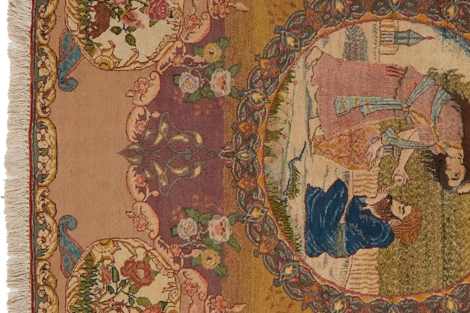 Tabriz Antique — Hand-knotted, 82x120 cm, Beige, 100% Virgin Wool | View 3
