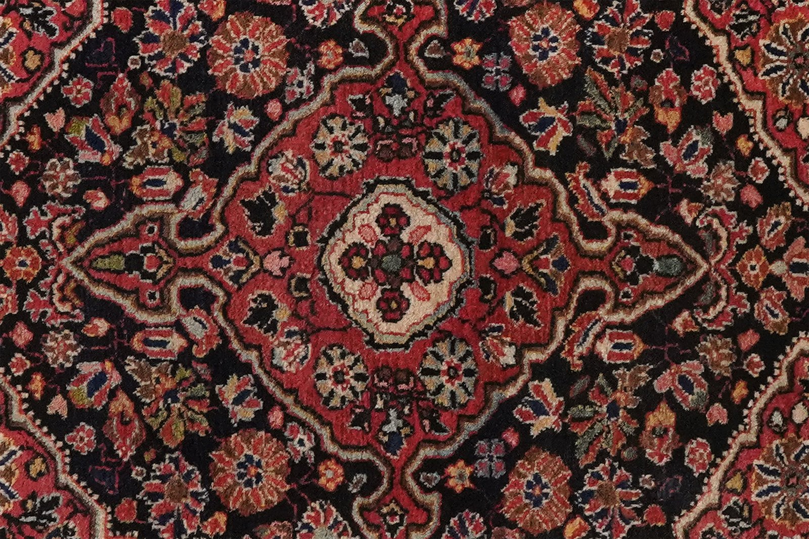 Djozan — Hand-knotted, 66x93 cm, Blue, 100% Virgin Wool | View 4