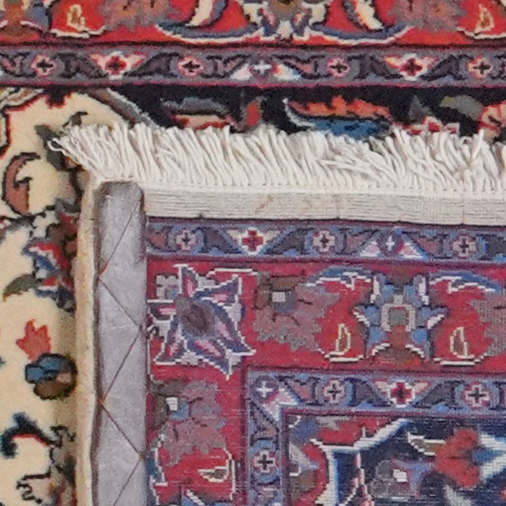 Sarough — Hand-knotted, 77x390 cm, Beige, 100% Virgin Wool | View 6