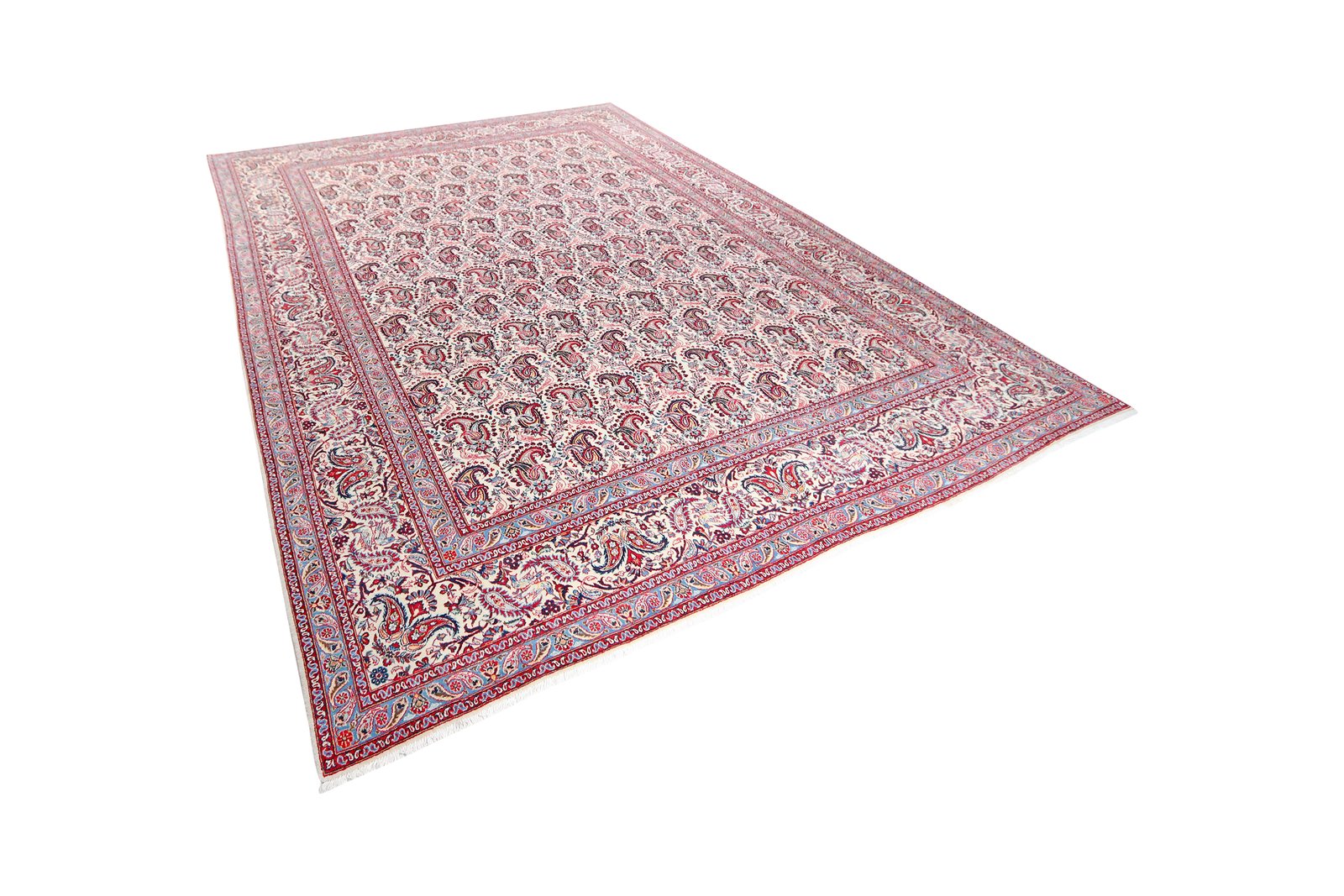Kashan — Hand-knotted, 269x372 cm, Beige, 100% Virgin Wool | View 5