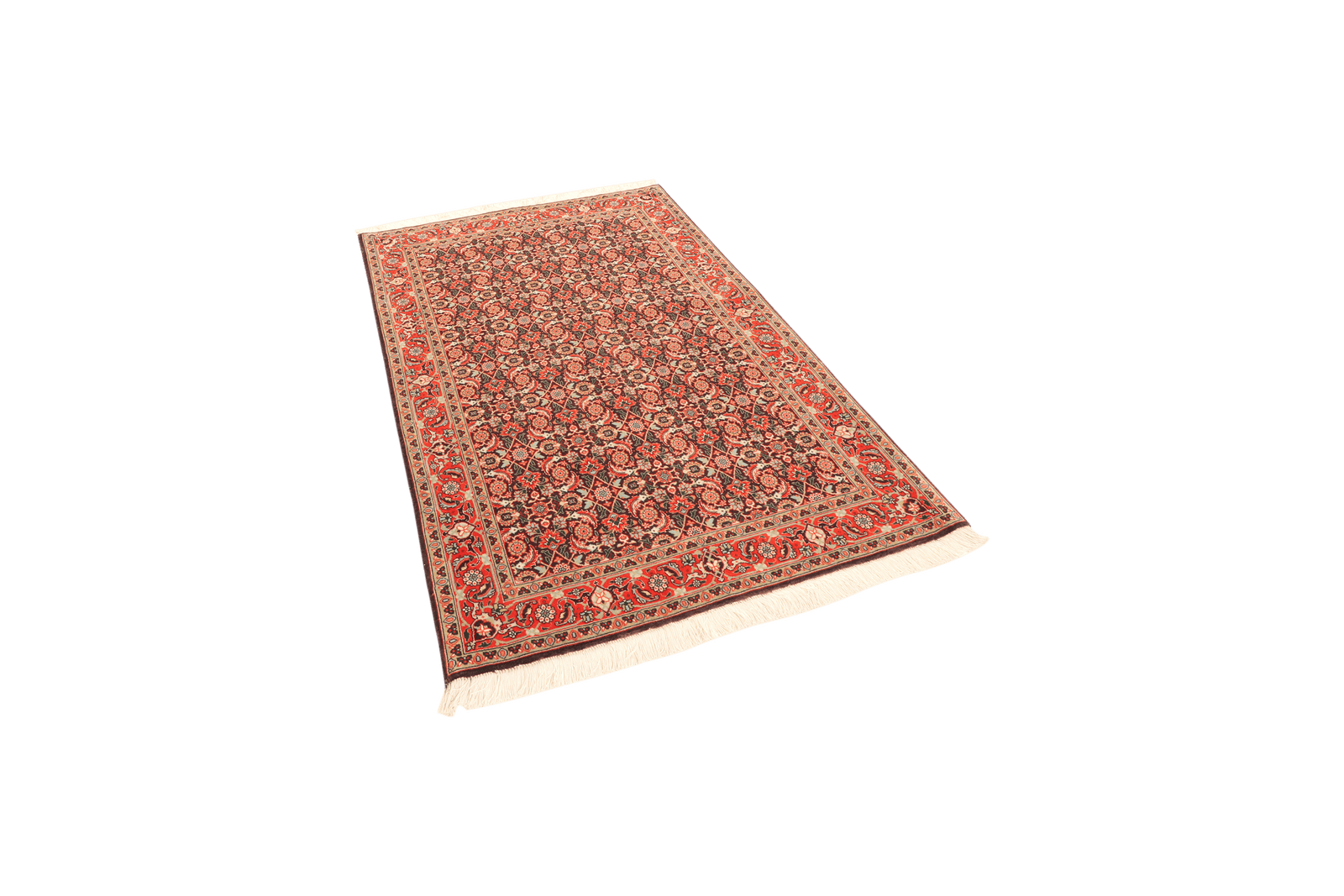 Tabriz 50 Raj — Hand-knotted, 100x153 cm, Blue, 95% Schurwolle, 5% Seide | View 5