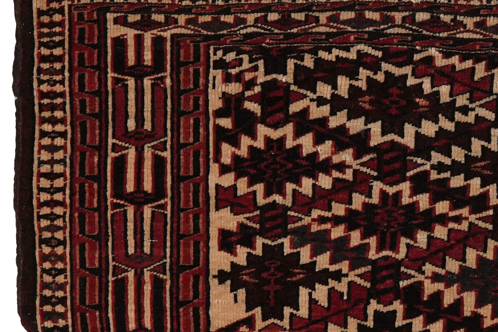 Osmolduk — Hand-knotted, 43x100 cm, Beige, 100% Virgin Wool | View 3
