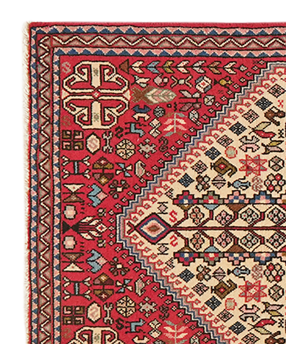 Abadeh — Handgefertigt, 151x68 cm, Bunt, 100% Virgin Wool | View 4