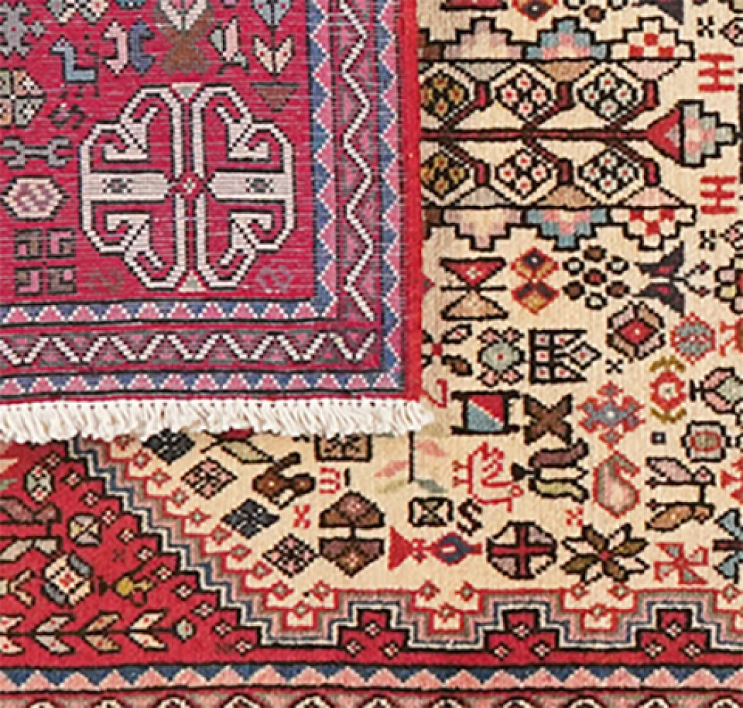Abadeh — Hand-knotted, 68x151 cm, Beige, 100% Virgin Wool | View 6