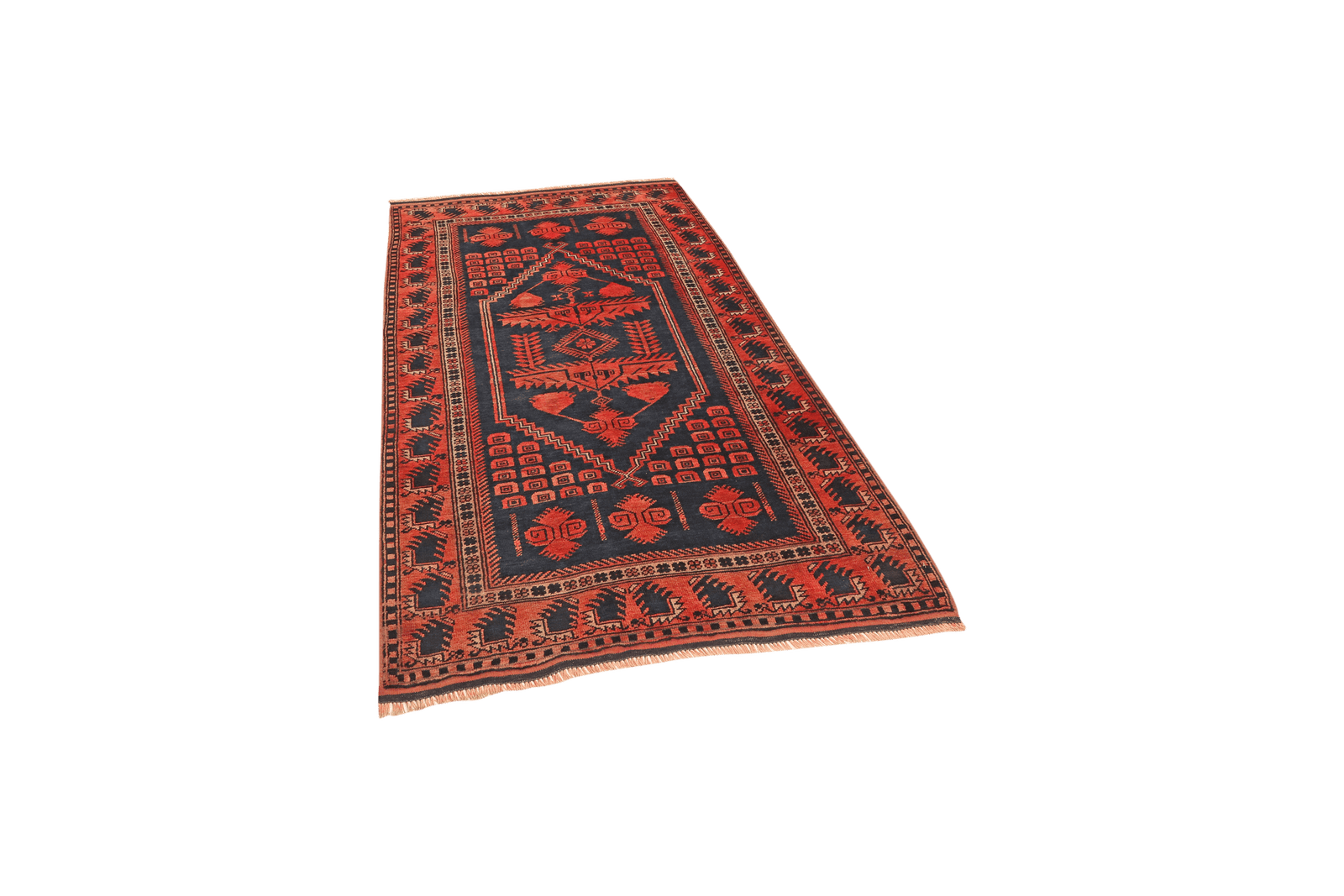 Yagdjibedir — Hand-knotted, 102x168 cm, Blue, 100% Virgin Wool | View 5