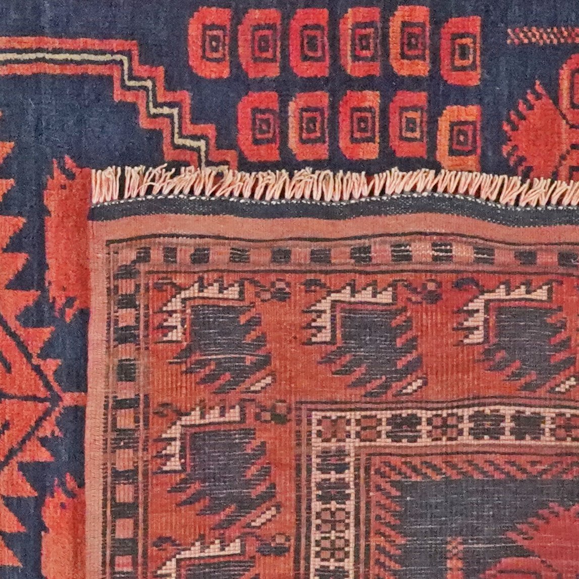 Yagdjibedir — Hand-knotted, 102x168 cm, Blue, 100% Virgin Wool | View 6